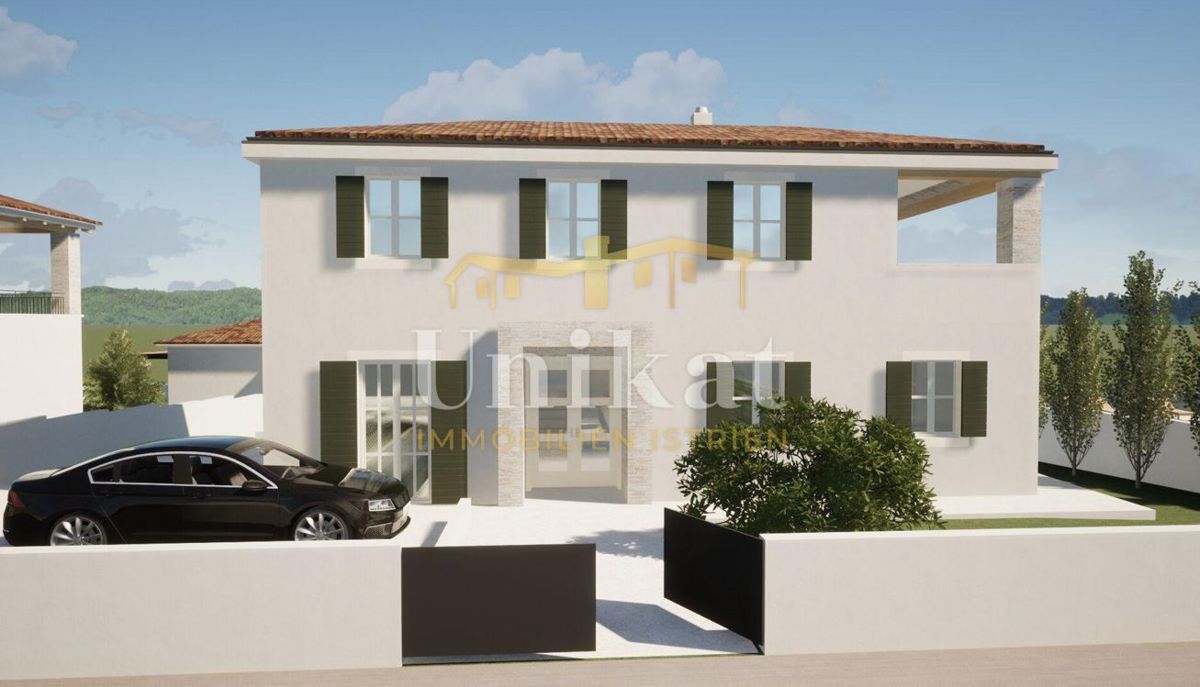 Gradbeno zemljišče s projektom - zelo mirna lokacija